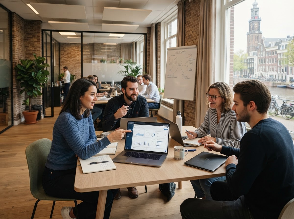 Lumecobre team dat de analysemethodiek en databeveiliging toelicht