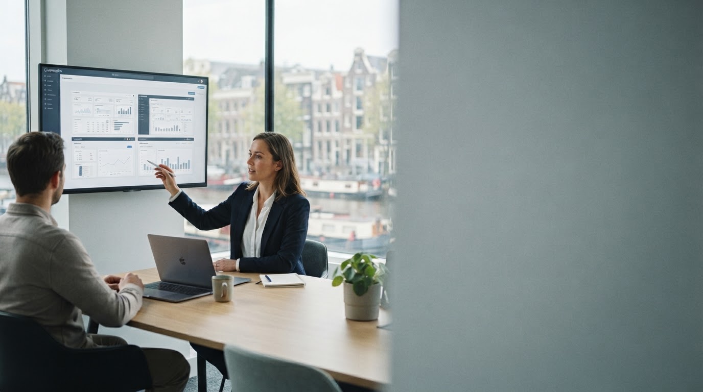 Lumecobre dashboard met data-gedreven analyse voor aanvullend inkomen
